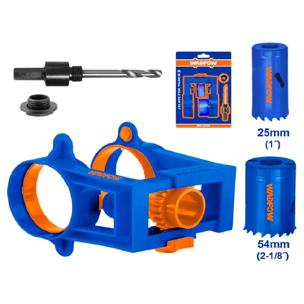 Wadfow WKJ2404 Lock Installation Hole Saw Set 4 Pcs | Wadfow by KHM Megatools Corp. Wadfow WKJ2404 Lock Installation Hole Saw Set 4 Pcs | Wadfow by KHM Megatools Corp.